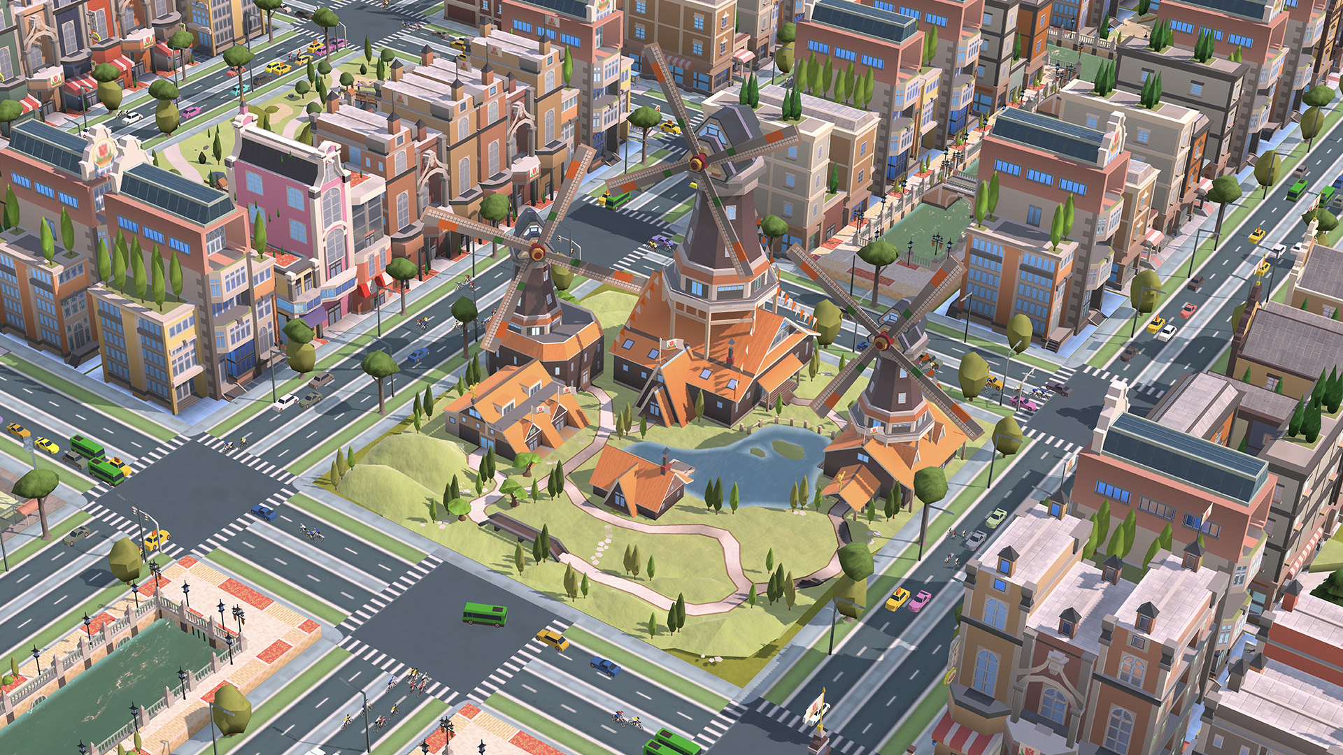 Cityscapes Sim Builder Available exclusively on Apple Arcade