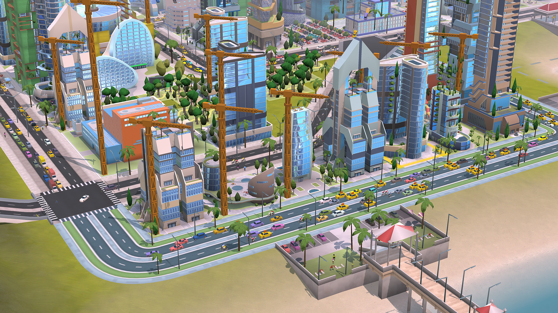 Cityscapes Sim Builder Available exclusively on Apple Arcade