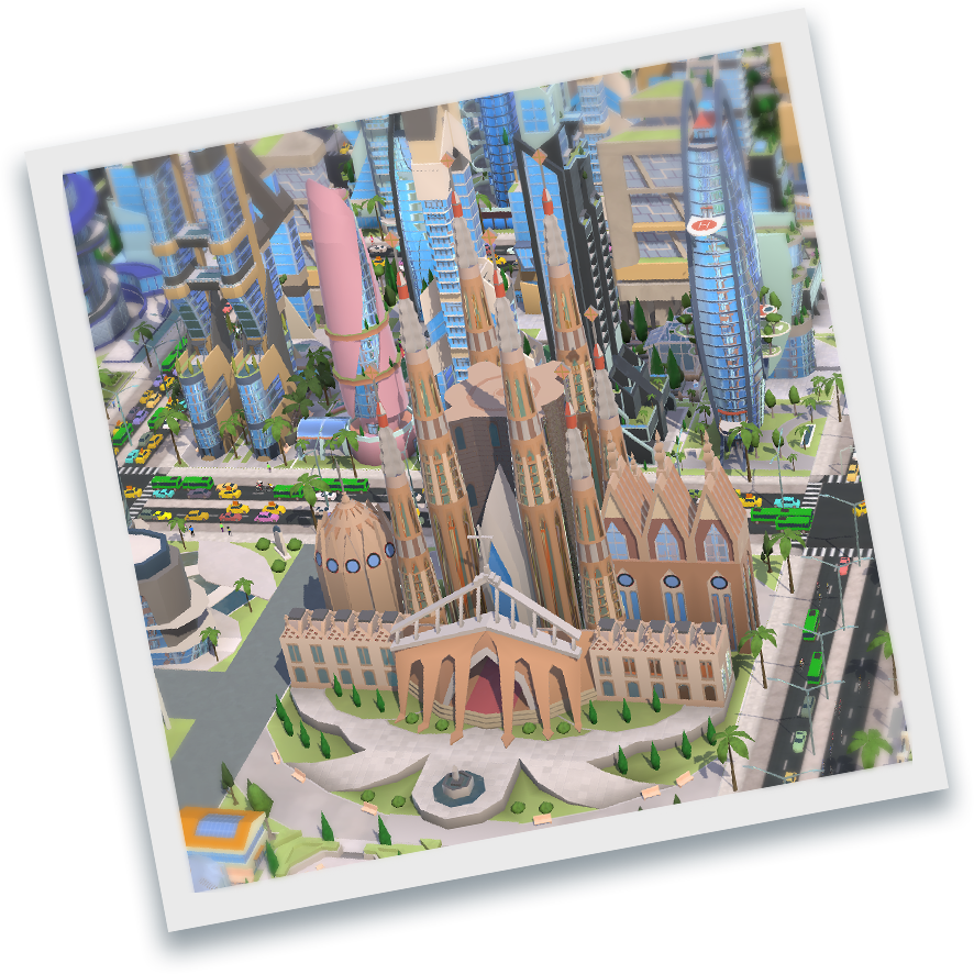 Cityscapes Sim Builder Available exclusively on Apple Arcade